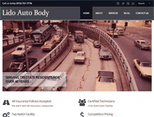 Tablet Screenshot of lidoautobody.com